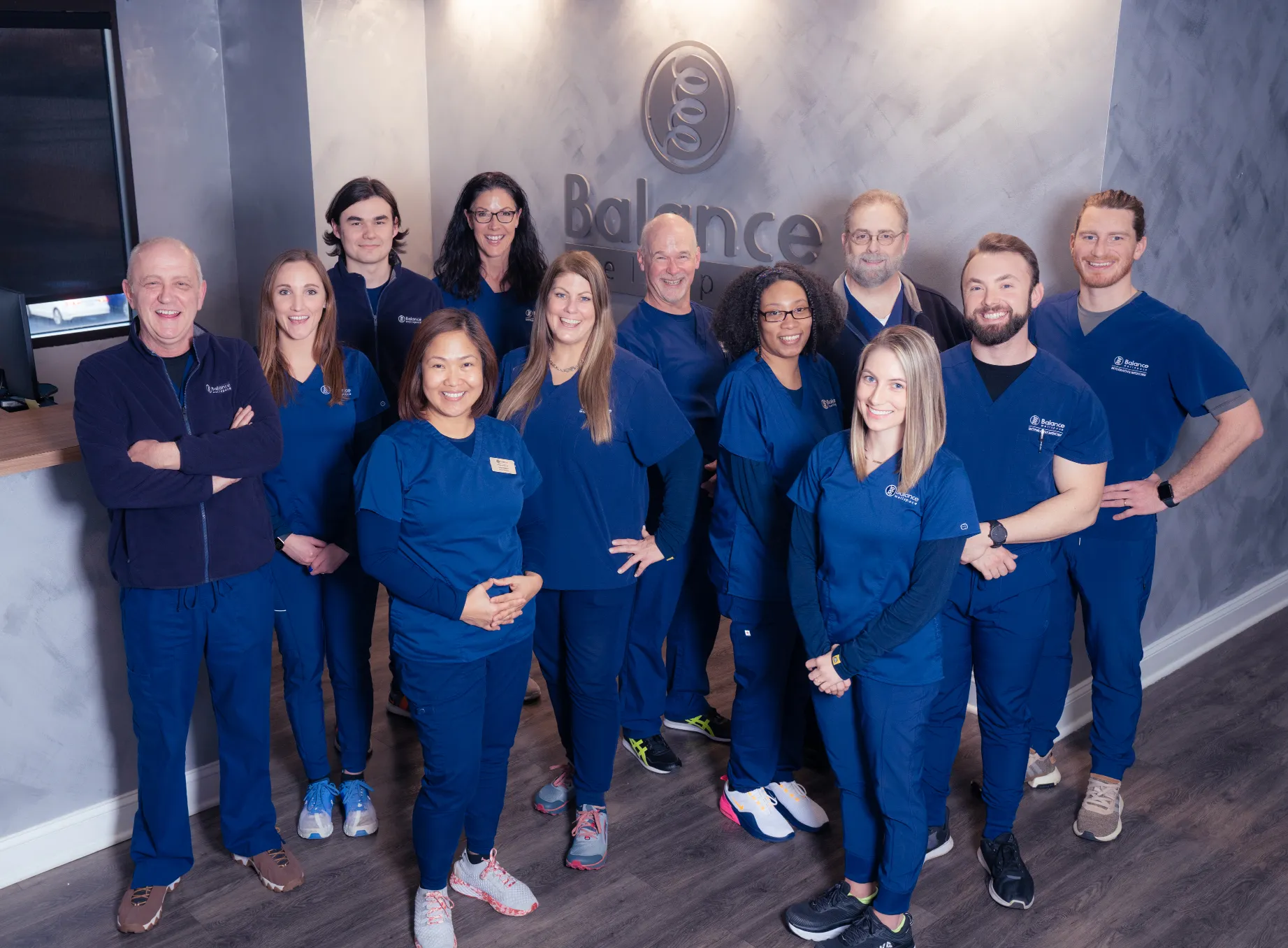Group photo of Balance Wellspace team